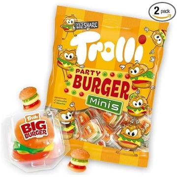 Trolli Burger Bag Set - 170 g Party Burger Minis &