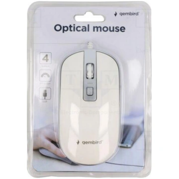 Mouse | white,silver | USB A | optical,wired | DPI