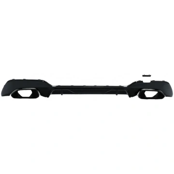 Rear Bumper Valance Diffuser With Exhaust Tips sui