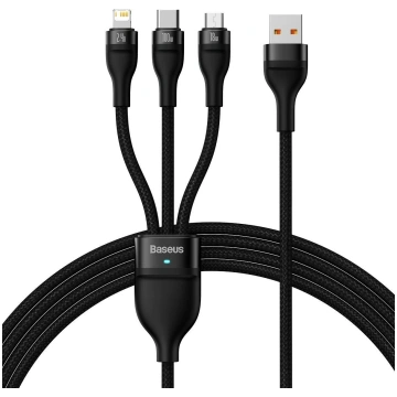 Kabel USB 3w1 Baseus Flash Series USB-C + micro US