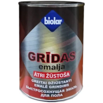 Krāsa BIOLAR grīdām ātri žūstoša brūna 0.8L 475049