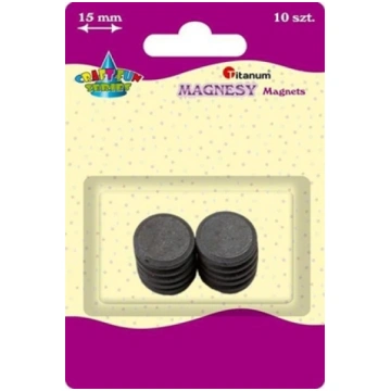 Titanum Magnesy okrge rednica 10 mm 10szt, CRAFT-F