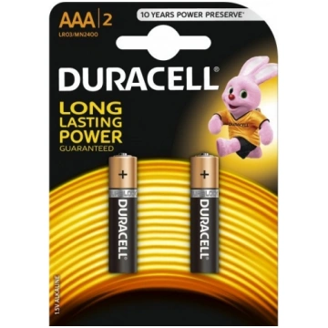 DURACELL AAA MN2400 Alkaline LR03 1.5V Baterijas (