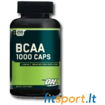 Optimāls uzturs BCAA 1000 200 kaps. Optimum nutrit