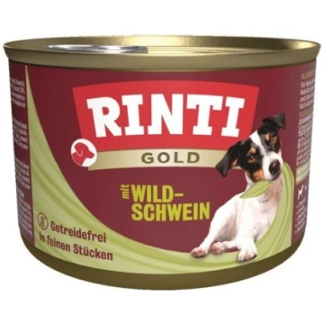 RINTI Gold Wild boar - wet dog food - 185g RNT