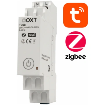 OXT TUYA WiFi DIN Rail ZigBee vārteja (ZigBee 3.0,