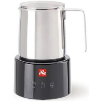 Illy 23760 Milk Frother/Warmer Black Stainless Ste