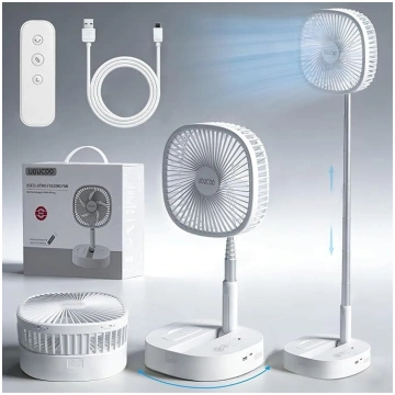 Pārnēsājams, svārstīgs grīdas ventilators, 22,9 cm