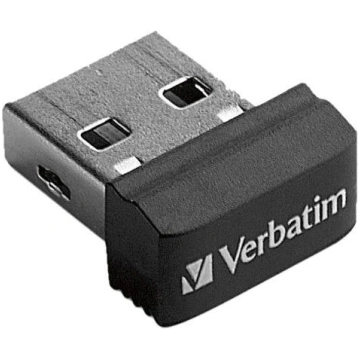 USB zibatmiņa Verbatim Store "n" Stay Nano, melna 
