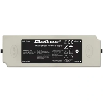Qoltec LED Driver IP67 150W | 12V | 12.5A | Waterp
