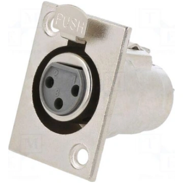 Connector: XLR | socket | female | PIN: 3 | straig