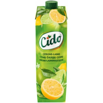 Sulas dzēriens Citronu-laima 1L, Cido