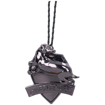 Harry Potter Hufflepuff Crest (Silver) Hanging Orn