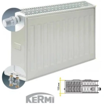 Kermi radiators apakšas pieslēgums KV33-400*1100