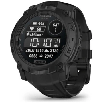 Instinct 3 50 mm Solar, Tactical, Melns Garmin