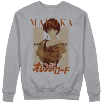 Felpa Girocollo Madoka Sabrina Johnny è quasi Magi