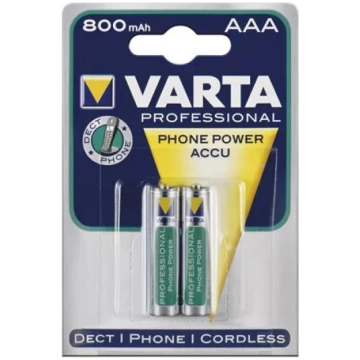 Akumulators Varta AAA 800mAh NiMH 2-BL DECT