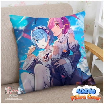 NEW Re: Zero 40x40cm Square Anime Dakimakura Throw