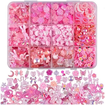 kikonoke 850 Stück 3D Schmetterling Rose Blume Bog