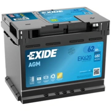 Akumulators START&STOP 62Ah 680A 12V Exide AGM