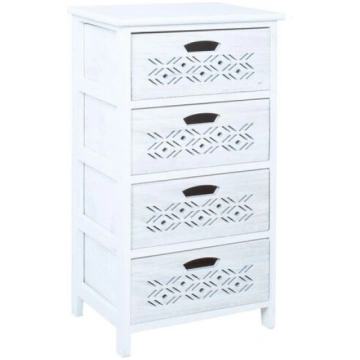 Komoda Home4You Mihkli, 40x29x73 cm, balta