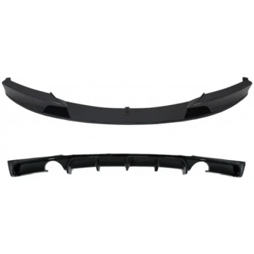 Front Bumper Spoiler with Rear Diffuser Double Out