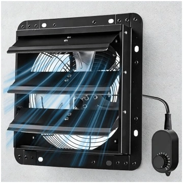 Ātrgaitas uz stieņa uzstādāms bēniņu ventilators,