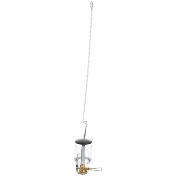 Āra gāzes lampa kempingam ar pārnēsājamo somu Iztu
