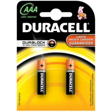 Duracell MN 2400 Basic AAA (LR03) Blister Pack, 2-