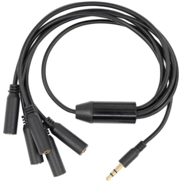 1-to-5 splitter, 3.5mm jack—Shelly accessory for T