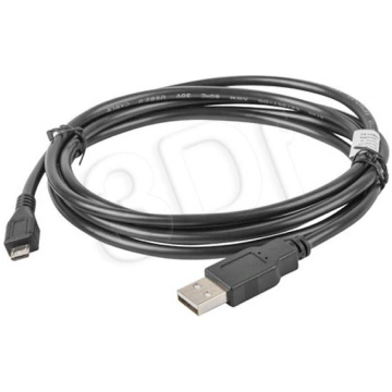 Lanberg Cable USB 2.0 micro AM-MBM5P 1.8M black ( 