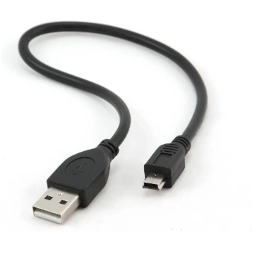 Gembird USB 2.0 A uz Mini-USB M kabelis 0.3m pelēk