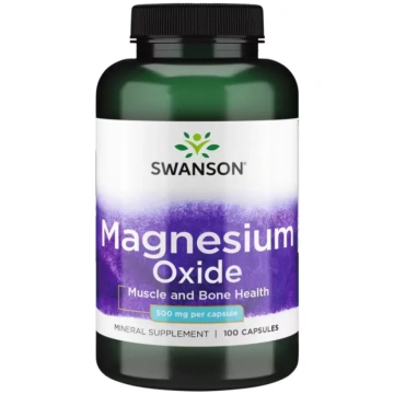 SWANSON Magnesium Oxide 200 mg (250 kaps.)