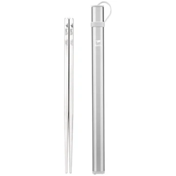 Keith Titanium Portable Square Chopsticks Ti5822