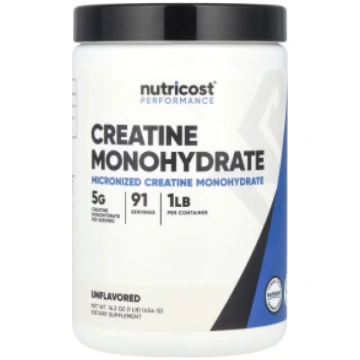 Creatine Monohydrate Powder Nutricost 453 g