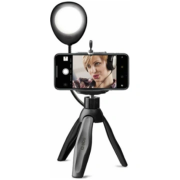 Telefona statīvs SBS Selfie tripod With light TESE