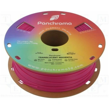 Filament: PLA; 1.75mm; translucent magenta; 190÷23