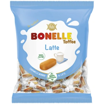 Mīkstās piena īrisa konfektes BONELLE Toffee Latte