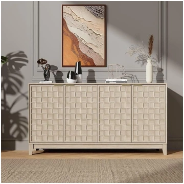 COLAMY Sideboard 150 cm Holz mit Stauraum – Modern