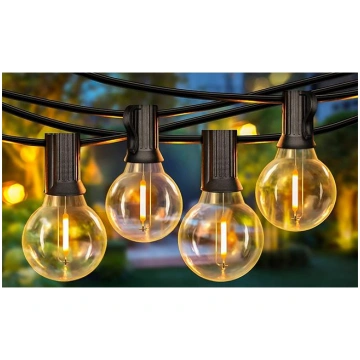 Spuldzīšu virtene 20m + 20x E12 LED spuldzes 1W 27