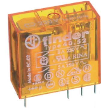 Electromagnetic relay; DPDT; Ucoil: 24VAC; Icontac