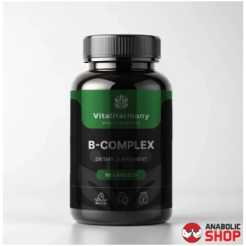 VitalHarmony B Complex Vitamīna B Komplekss 90 kap