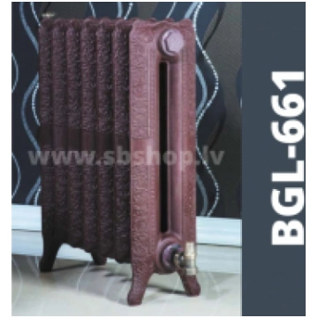 Čuguna radiatori BEIGELAI BGL-661 (8sekc.) gruntēt