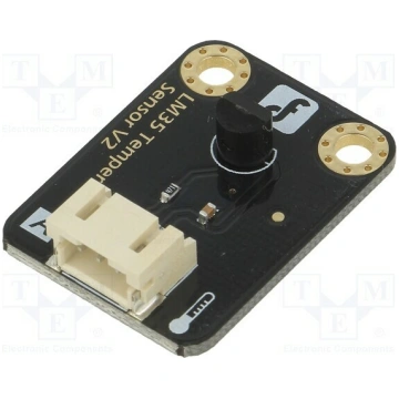 Sensor: temperature; analog; 5VDC; IC: LM35; Kit: 