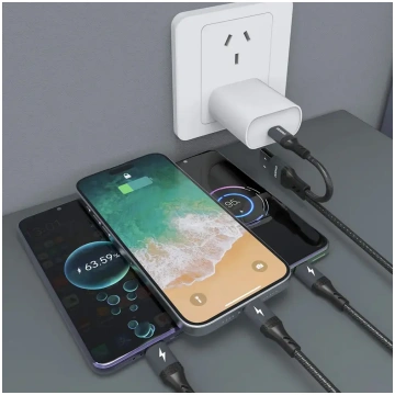 Dudao L3W 3-in-1 data transfer and charging cable 