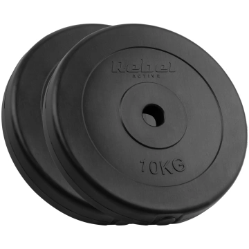 Set of bitumen weights 2x10kg, hole 31mm, classic 