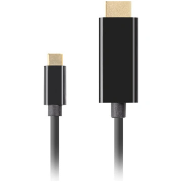 LANBERG CABLE USB-C(M)->HDMI(M) 1M 4K 60HZ BLACK
