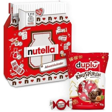 „Nutella“ Adventes kalendārs 2025 ar 24 šokolādes