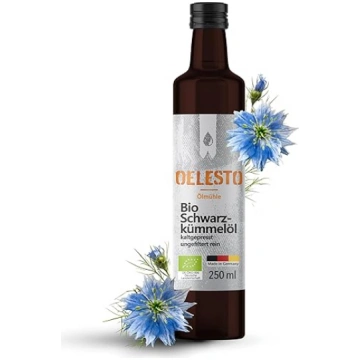 OELESTO Organiskā melno ķimeņu eļļa, auksti spiest