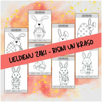 Risini un krāso | Lieldienas | Zaķi 1.klase